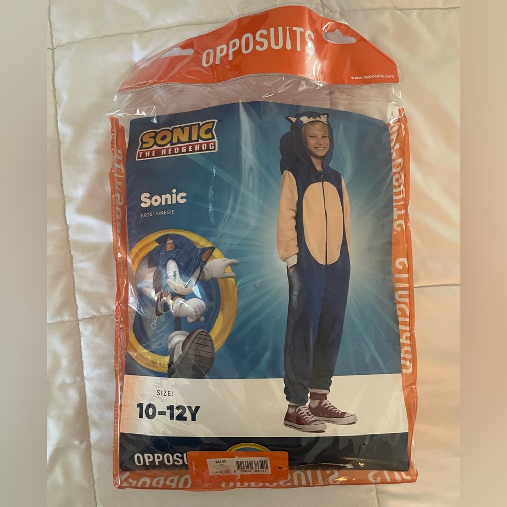 OppoSuits Sonic Costume - Blue and Tan